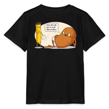 Kartoffel - Stanley/Stella Kinder T-Shirt MINI CREATOR  - Schwarz - Vorne - Mikhail (115cm)