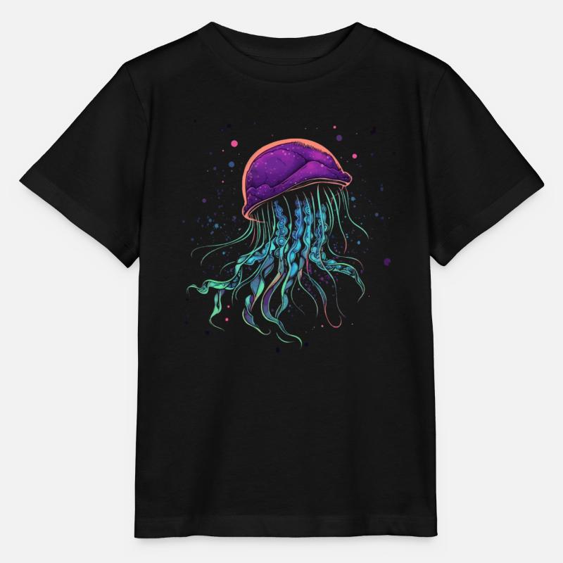 Méduse - T-shirt bio MINI CREATOR Stanley/Stella Enfant - noir