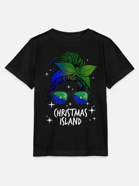 Weihnachtsinsel - Stanley/Stella Kinder T-Shirt MINI CREATOR - Schwarz