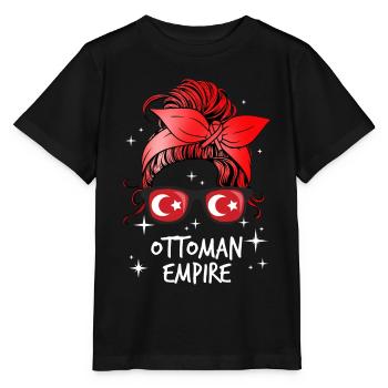 Osmanisches Reich - Stanley/Stella Kinder T-Shirt MINI CREATOR  - Schwarz - Vorne - Mikhail (115cm)