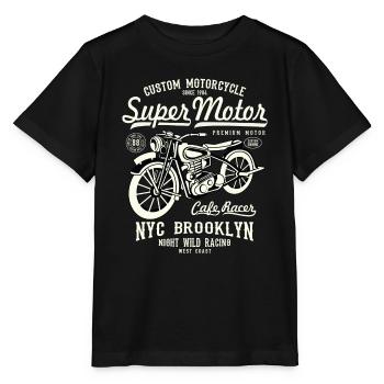 Super Motor - Motorcycle - Stanley/Stella MINI CREATOR Kids’ T-Shirt - black - Front - Mikhail (115cm)