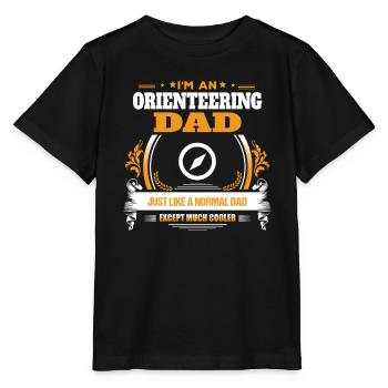 Orientierungslauf Dad Shirt Geschenkidee - Stanley/Stella Kinder T-Shirt MINI CREATOR  - Schwarz - Vorne - Mikhail (115cm)