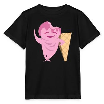 Glace / Flirter / Cadeau / T-shirt - T-shirt bio MINI CREATOR Stanley/Stella Enfant - noir - Devant - Mikhail (115cm)
