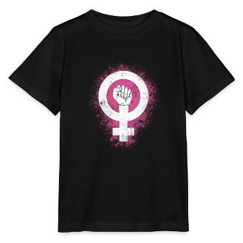 FEMINIST / FEMINIST / GIFT - Stanley/Stella MINI CREATOR Kids’ T-Shirt - black - Front - Mikhail (115cm)