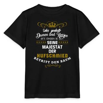 MAJESTÄT Hufschmied - Stanley/Stella Kinder T-Shirt MINI CREATOR  - Schwarz - Vorne - Mikhail (115cm)
