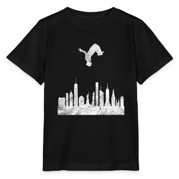 Parkour Le cadeau Parkour Backflip Parcours - T-shirt bio MINI CREATOR Stanley/Stella Enfant - noir - Devant - Mikhail (115cm)