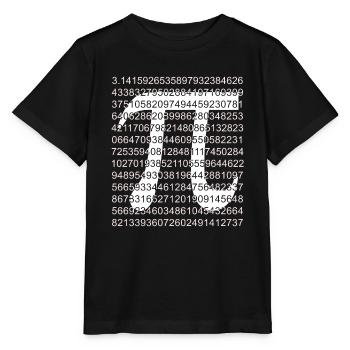Matrice Pi - T-shirt bio MINI CREATOR Stanley/Stella Enfant - noir - Devant - Mikhail (115cm)