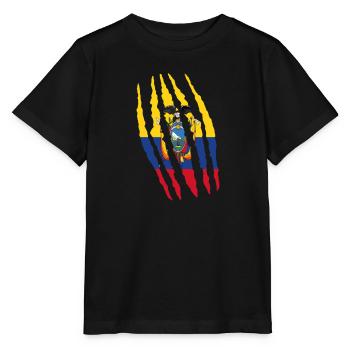 Claw Klaue Risse Herkunft Ecuador png - Stanley/Stella Kinder T-Shirt MINI CREATOR  - Schwarz - Vorne - Mikhail (115cm)