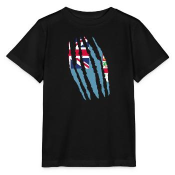 Claw Klaue Risse Herkunft Fidschi png - Stanley/Stella Kinder T-Shirt MINI CREATOR  - Schwarz - Vorne - Mikhail (115cm)