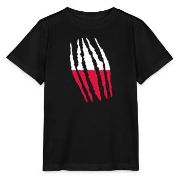 Claw claw cracks origin POLAND polska poland png - Stanley/Stella MINI CREATOR Kids’ T-Shirt - black - Front - Mikhail (115cm)