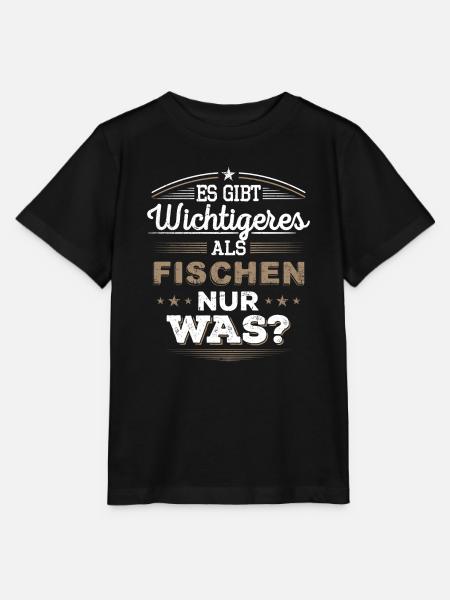 fischen, Fischer, Geschenk - Stanley/Stella Kinder T-Shirt MINI CREATOR - Schwarz