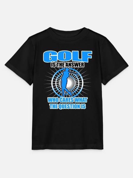 Golf Geschenk - Stanley/Stella Kinder T-Shirt MINI CREATOR  - Schwarz