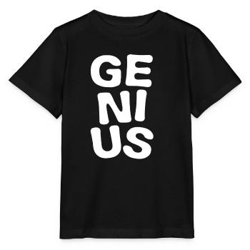 Genius - génie - talent - intelligent - T-shirt bio MINI CREATOR Stanley/Stella Enfant - noir - Devant - Mikhail (115cm)