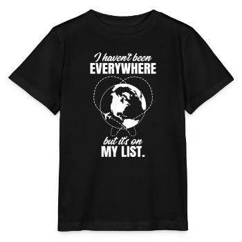 Reisen Sprüche Strand Reiselust Urlaub Reisender - Stanley/Stella Kinder T-Shirt MINI CREATOR  - Schwarz - Vorne - Mikhail (115cm)