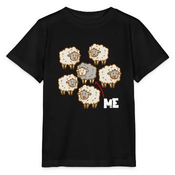 Black sheep - me - different - unusual - Stanley/Stella MINI CREATOR Kids’ T-Shirt - black - Front - Mikhail (115cm)