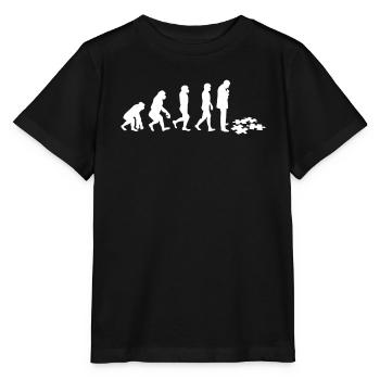 Jigsaw Puzzle - Puzzlen - Evolution - Stanley/Stella Kinder T-Shirt MINI CREATOR  - Schwarz - Vorne - Mikhail (115cm)