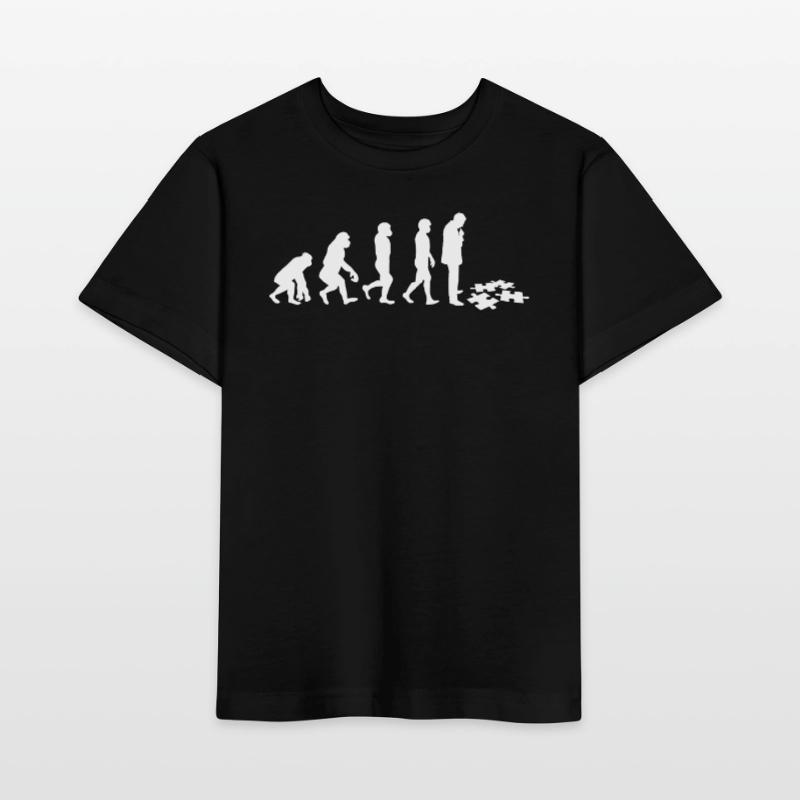 Jigsaw Puzzle - Puzzlen - Evolution Stanley/Stella Kinder T-Shirt MINI CREATOR 