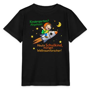 Mission Schulkind - Stanley/Stella Kinder T-Shirt MINI CREATOR  - Schwarz - Vorne - Mikhail (115cm)