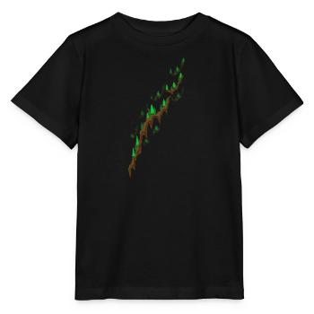 Forest uphill - Stanley/Stella Kinder T-Shirt MINI CREATOR  - Schwarz - Vorne - Mikhail (115cm)