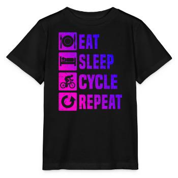 Road Bike Men Road Bike Women's Road Bike Road Bike - Stanley/Stella MINI CREATOR Kids’ T-Shirt - black - Front - Mikhail (115cm)