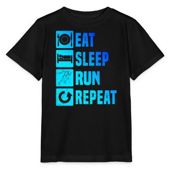 Jogging Fitness Femmes Course Course Course à pied - T-shirt bio MINI CREATOR Stanley/Stella Enfant - noir - Devant - Mikhail (115cm)