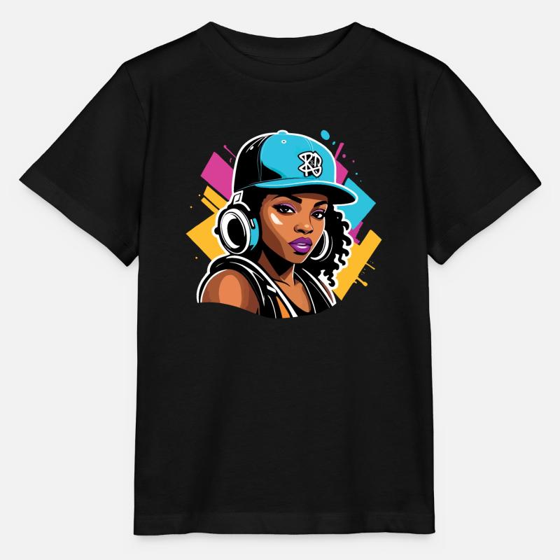 Chanteur de R&B - T-shirt bio MINI CREATOR Stanley/Stella Enfant - noir