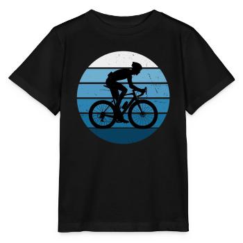 Road Bike Men Road Bike Road Bike Road Cyclists - Stanley/Stella MINI CREATOR Kids’ T-Shirt - black - Front - Mikhail (115cm)