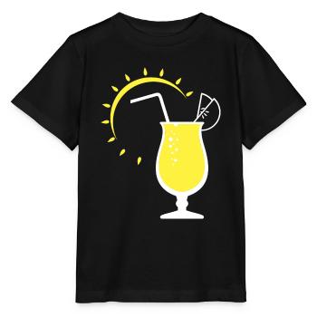 Sonnige Limonade - Stanley/Stella Kinder T-Shirt MINI CREATOR  - Schwarz - Vorne - Mikhail (115cm)