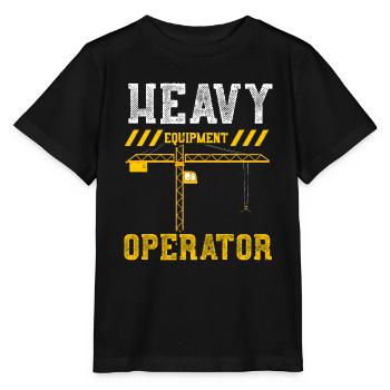 Heavy Equipment Operator - Stanley/Stella Kinder T-Shirt MINI CREATOR  - Schwarz - Vorne - Mikhail (115cm)