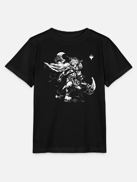Magic: The Gathering Ajani Dessin Blanc - T-shirt bio MINI CREATOR Stanley/Stella Enfant - noir