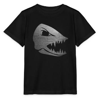 tete de poisson - T-shirt bio MINI CREATOR Stanley/Stella Enfant - noir - Devant - Mikhail (115cm)