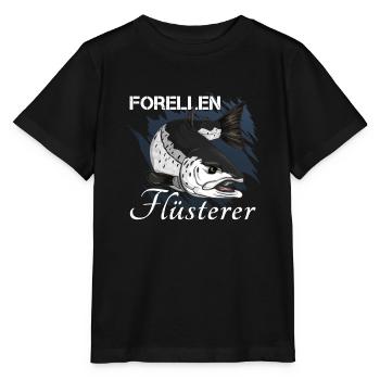 Forellen Flüsterer - Stanley/Stella Kinder T-Shirt MINI CREATOR  - Schwarz - Vorne - Mikhail (115cm)