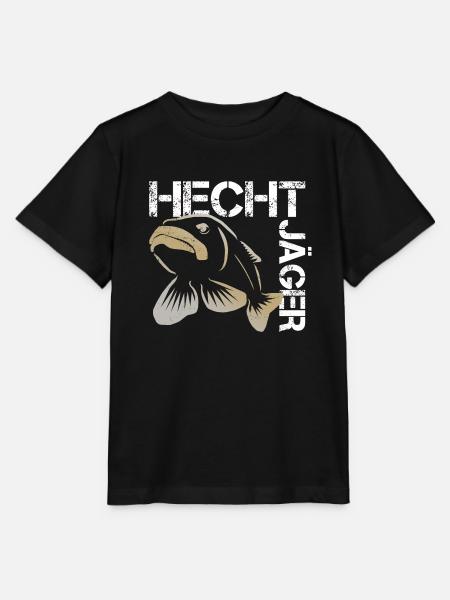 Hecht Jäger - Hechtangler - Stanley/Stella Kinder T-Shirt MINI CREATOR  - Schwarz