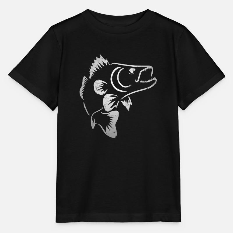 Zander - Zanderangeln - Stanley/Stella Kinder T-Shirt MINI CREATOR  - Schwarz