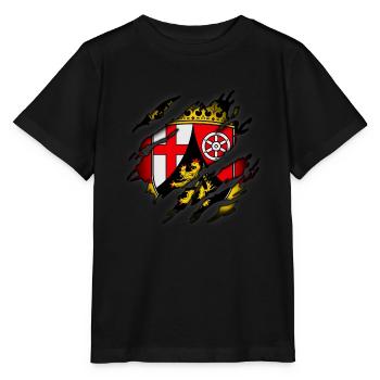 Rhénanie-Palatinat en moi - T-shirt bio MINI CREATOR Stanley/Stella Enfant - noir - Devant - Mikhail (115cm)