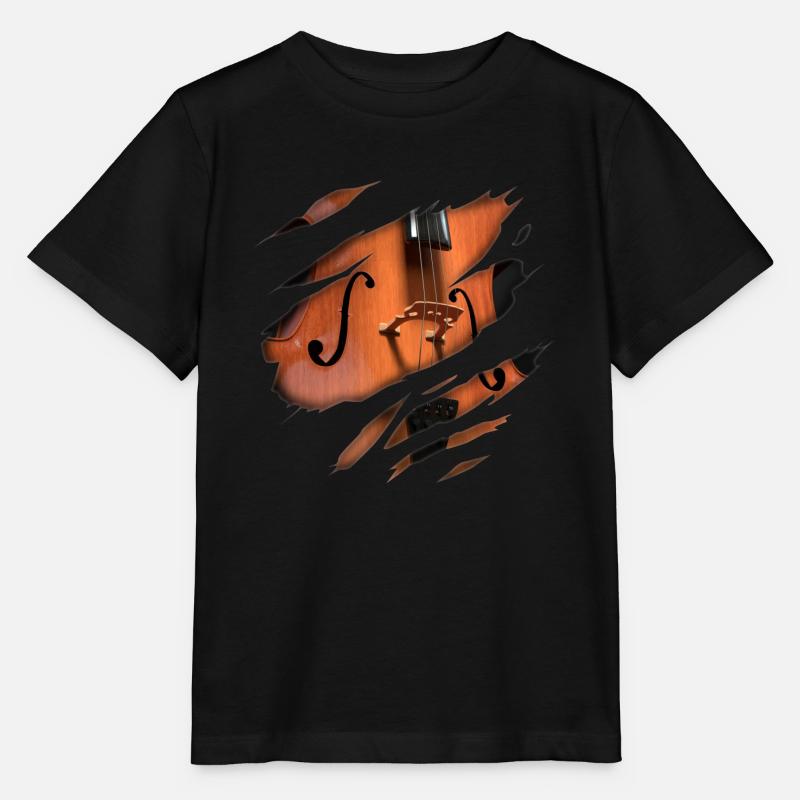 Cello in mir - Stanley/Stella Kinder T-Shirt MINI CREATOR  - Schwarz