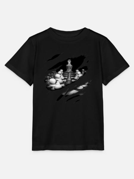 Schach in mir - Stanley/Stella Kinder T-Shirt MINI CREATOR - Schwarz