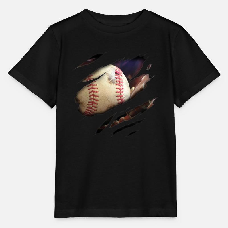 Baseball in mir - Stanley/Stella Kinder T-Shirt MINI CREATOR  - Schwarz