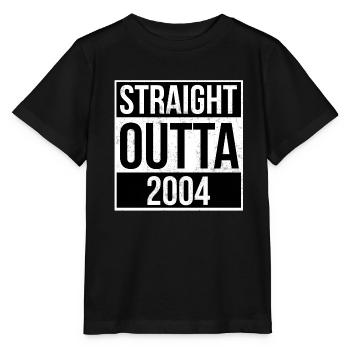 Straight Outta 2004 - Stanley/Stella Kinder T-Shirt MINI CREATOR  - Schwarz - Vorne - Mikhail (115cm)