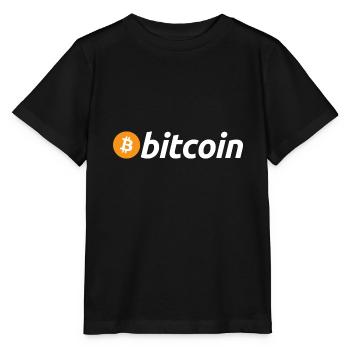 Bitcoin Decentralized Currency Gift Blockchain - Stanley/Stella MINI CREATOR Kids’ T-Shirt - black - Front - Mikhail (115cm)