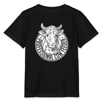 chargeur de vache professionnelle - T-shirt bio MINI CREATOR Stanley/Stella Enfant - noir - Devant - Mikhail (115cm)