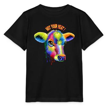Not your Meat - Stanley/Stella Kinder T-Shirt MINI CREATOR  - Schwarz - Vorne - Mikhail (115cm)