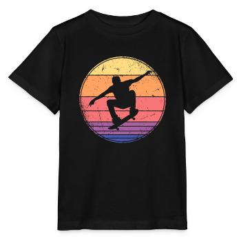 Skateboarding Stunt Skater Tricks Skateboard - Stanley/Stella Kinder T-Shirt MINI CREATOR  - Schwarz - Vorne - Mikhail (115cm)