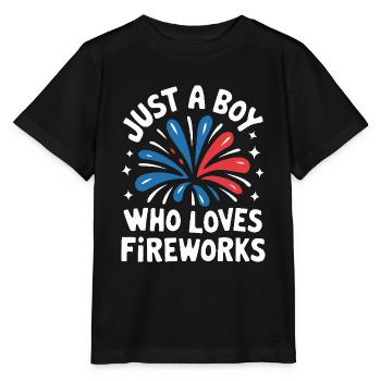 Pyrotechnics Fireworks Pyrotechnics - Stanley/Stella MINI CREATOR Kids’ T-Shirt - black - Front - Mikhail (115cm)