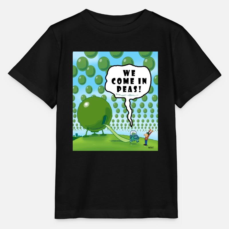 NOUS venons en pois! - T-shirt bio MINI CREATOR Stanley/Stella Enfant - noir