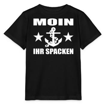 Moin - Stanley/Stella Kinder T-Shirt MINI CREATOR  - Schwarz - Vorne - Mikhail (115cm)