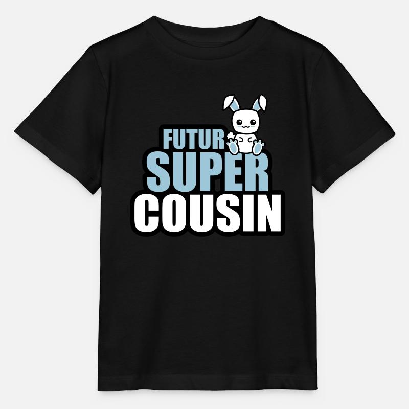 futur super cousin - T-shirt bio MINI CREATOR Stanley/Stella Enfant - noir