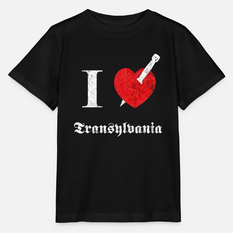I love Transylvania (white, dd print) - Stanley/Stella Kinder T-Shirt MINI CREATOR  - Schwarz