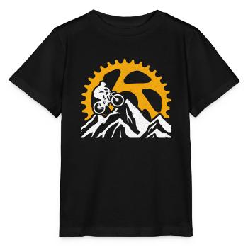 Vélo De Montagne - T-shirt bio MINI CREATOR Stanley/Stella Enfant - noir - Devant - Mikhail (115cm)
