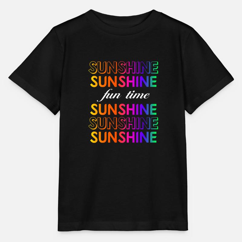 Sunshine - Stanley/Stella Kinder T-Shirt MINI CREATOR  - Schwarz
